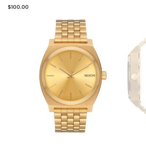 Gold Nixon Watch